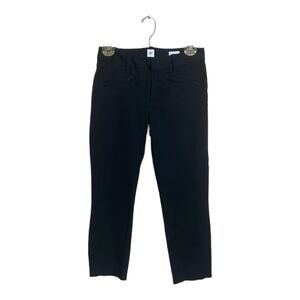 Gap black curvy skinny ankle pants size 2